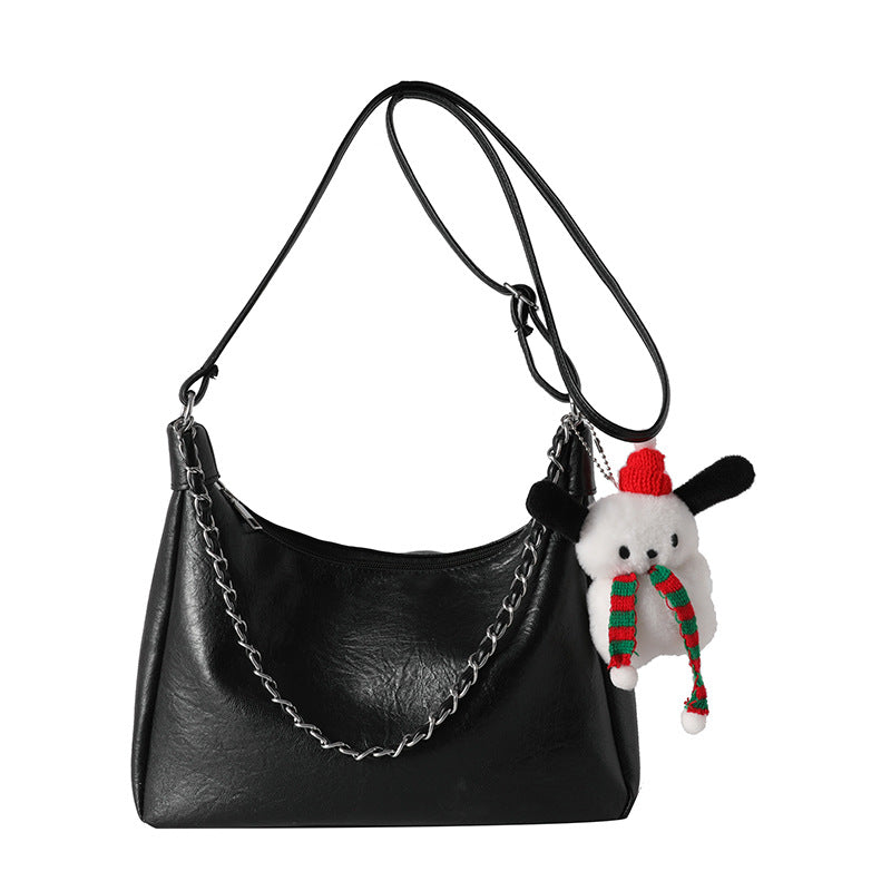 Women's Large Capacity Korean Fashionable Pleated Spring Shoulder Bags