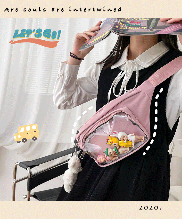 Soft Cartoon Korean Style Creative Cute Crossbody Bags
