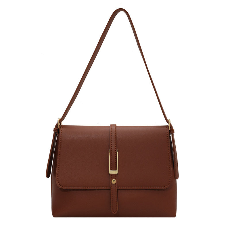 Women's Retro Large Capacity Fashionable Simple Textured Bags