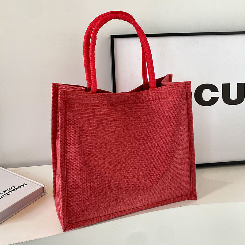 High Large Capacity Linen Fashion Female Shoulder Bags
