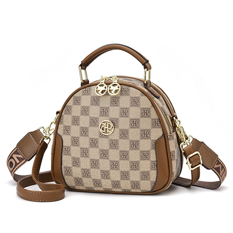Women's Elegant Summer Round Printed Fashion Crossbody Bags