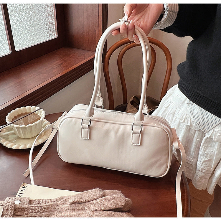 French Minority Fashion Vintage Bow Female Shoulder Bags