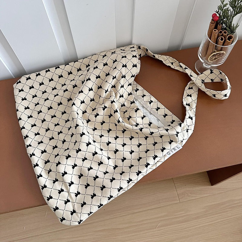 Women's Korean Style Versatile Large Capacity Shopping Shoulder Bags