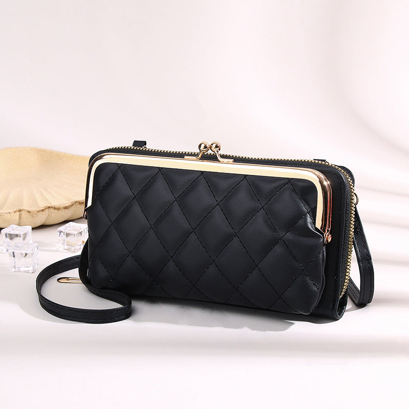 Women's Long Zipper Multiple Slots Expanding Cartoon Ladies Wallets