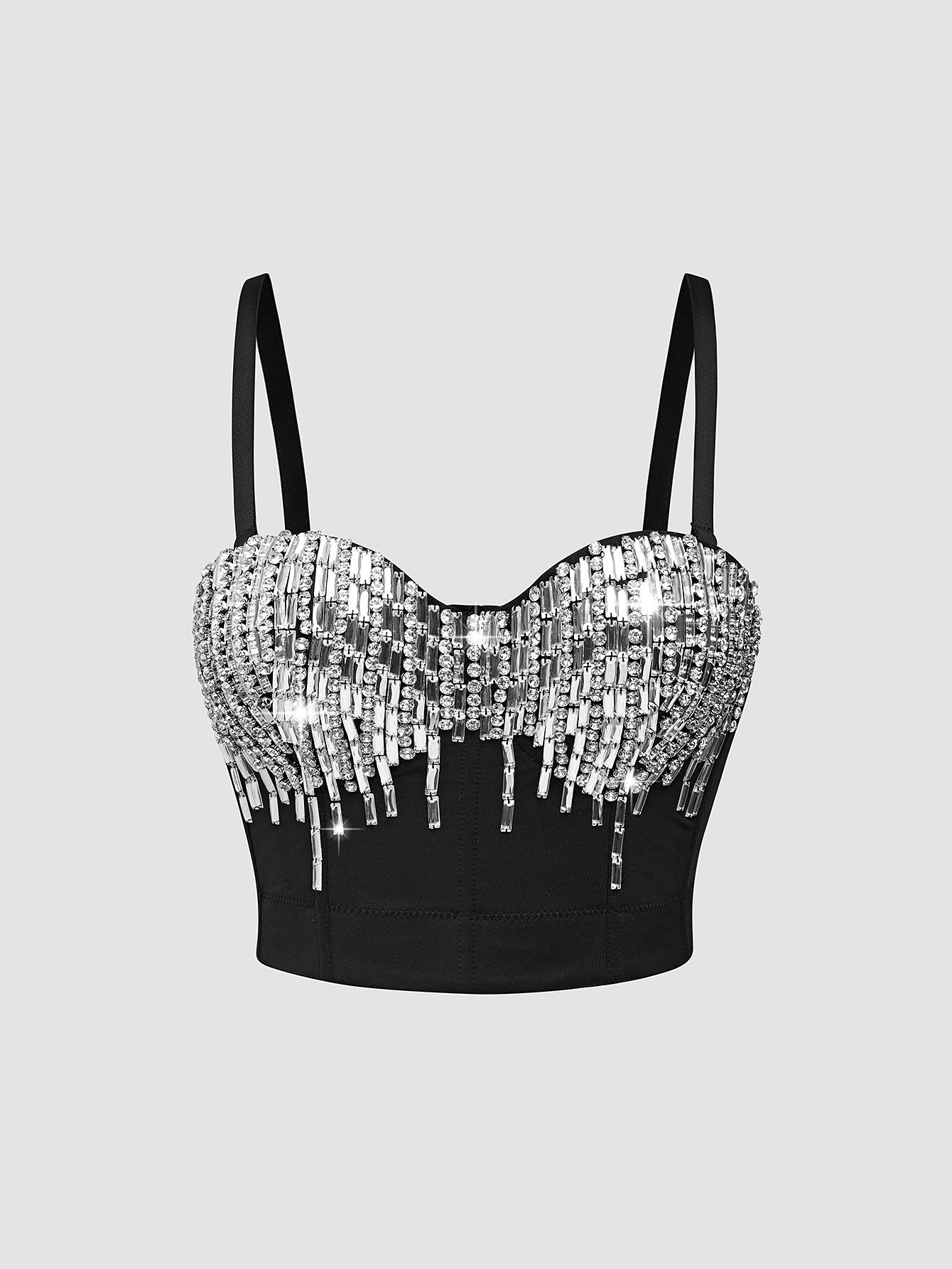 Women's Quality Light Diamond Decorative Design Sense Tops