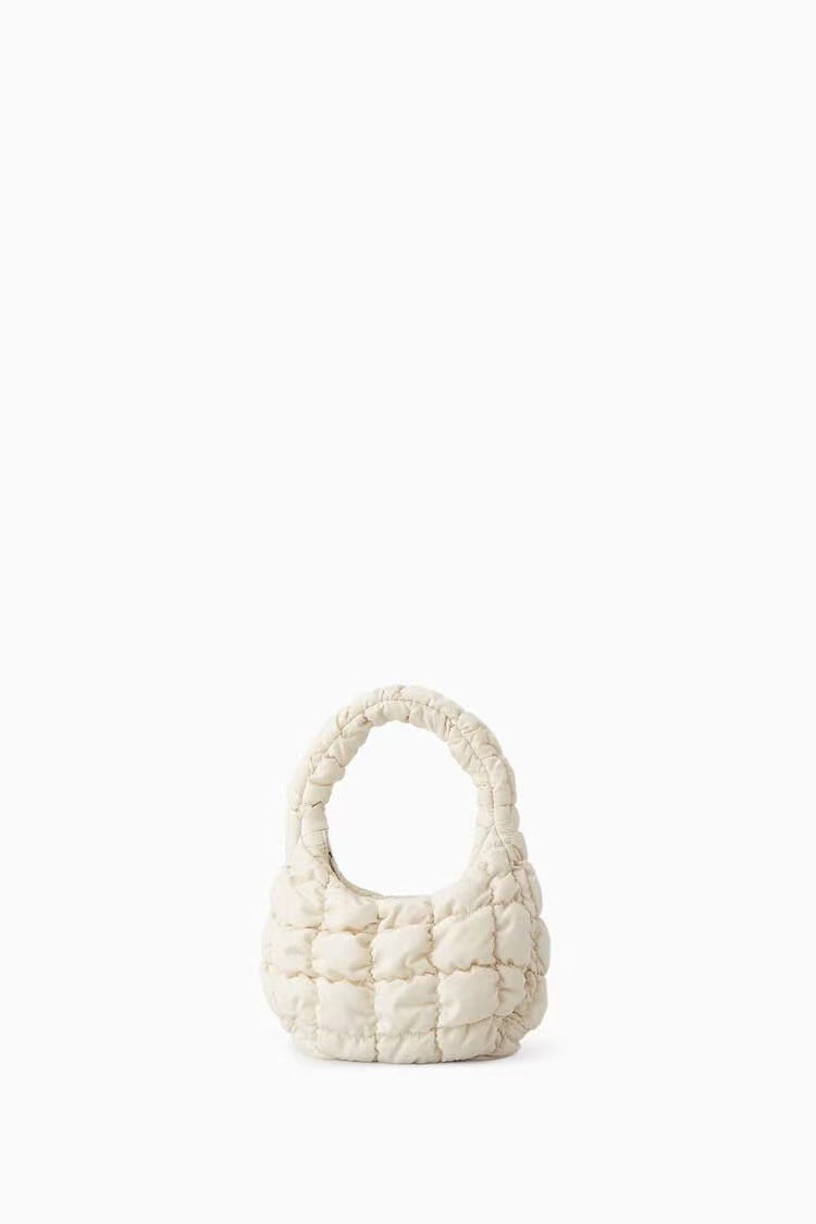 New Creative Cloud Puff Pleated Portable Shoulder Bags