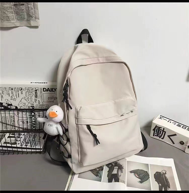 Men's Simplicity Large Capacity Female Junior High College Backpacks