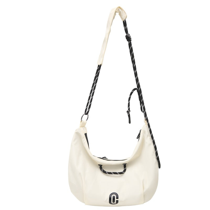 Women's & Men's & Personality Nylon Dumpling Large Capacity Canvas Shoulder Bags