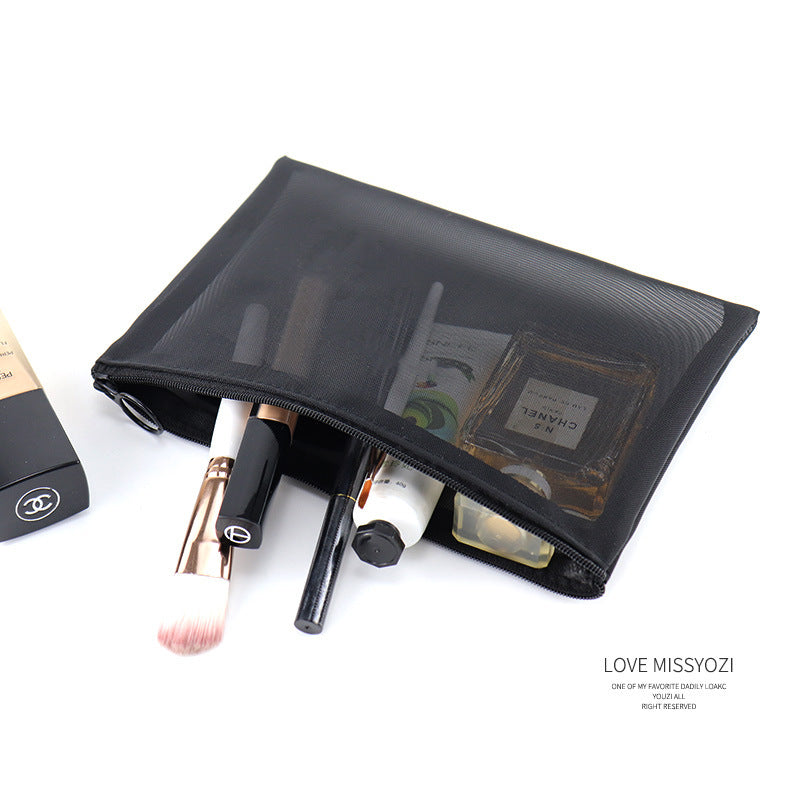 Transparent Voile Model Storage Pencil Packing Cosmetic Bags