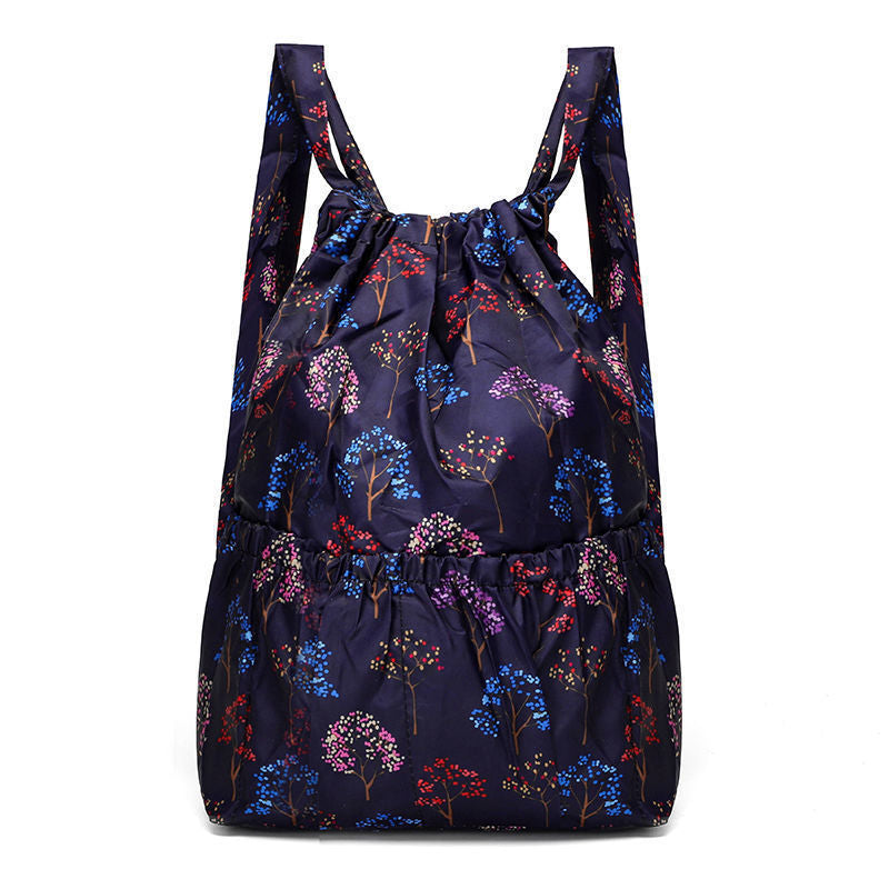 Women's Nylon Bundle Pocket Large Capacity Mummy Backpacks