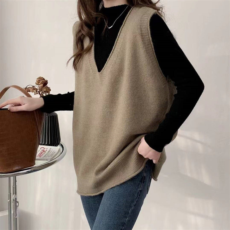 Women's Dress Idle Style Knitted For Simple Women's Vest