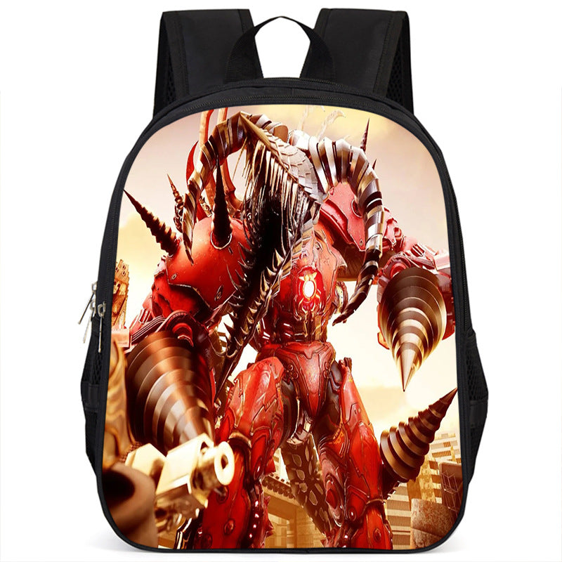 Electric Drill Red Lotus Monitor Inch Backpacks