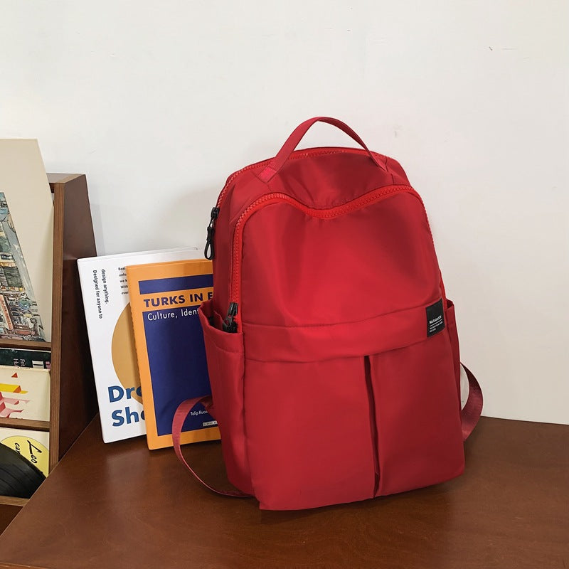 Women's Simple Korean Style Large Capacity Beautiful Personality Backpacks