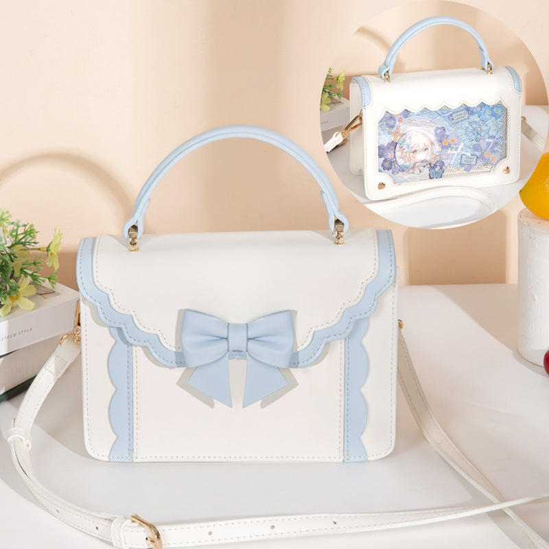 Women's Charming Stylish New Bow File Shoulder Bags