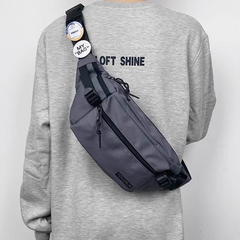 Male Female Trendy Sporty Simplicity Fashion Men's Waist Packs