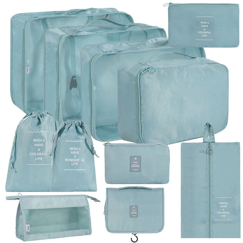 Korean Buggy Set Large Capacity Clothing Shoes Cosmetics Travel Bags