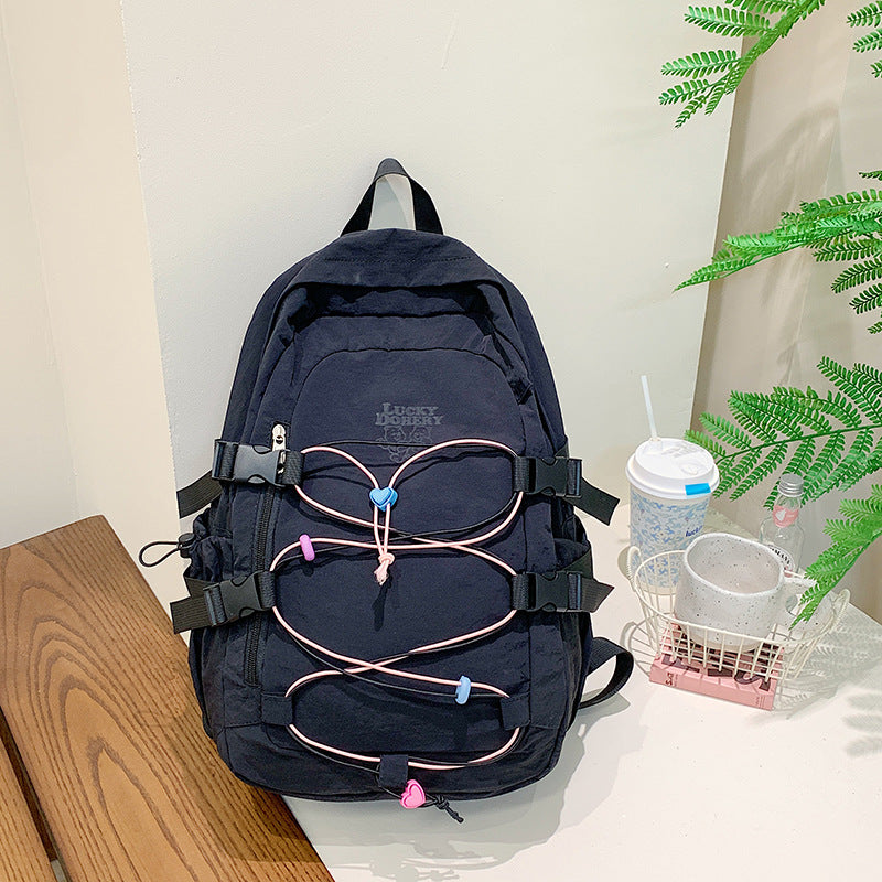 Women's Korean University Style Early High Versatile Backpacks
