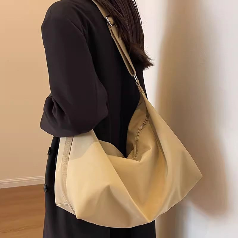 Female Versatile Large Capacity Canvas Lady Commute Crossbody Bags