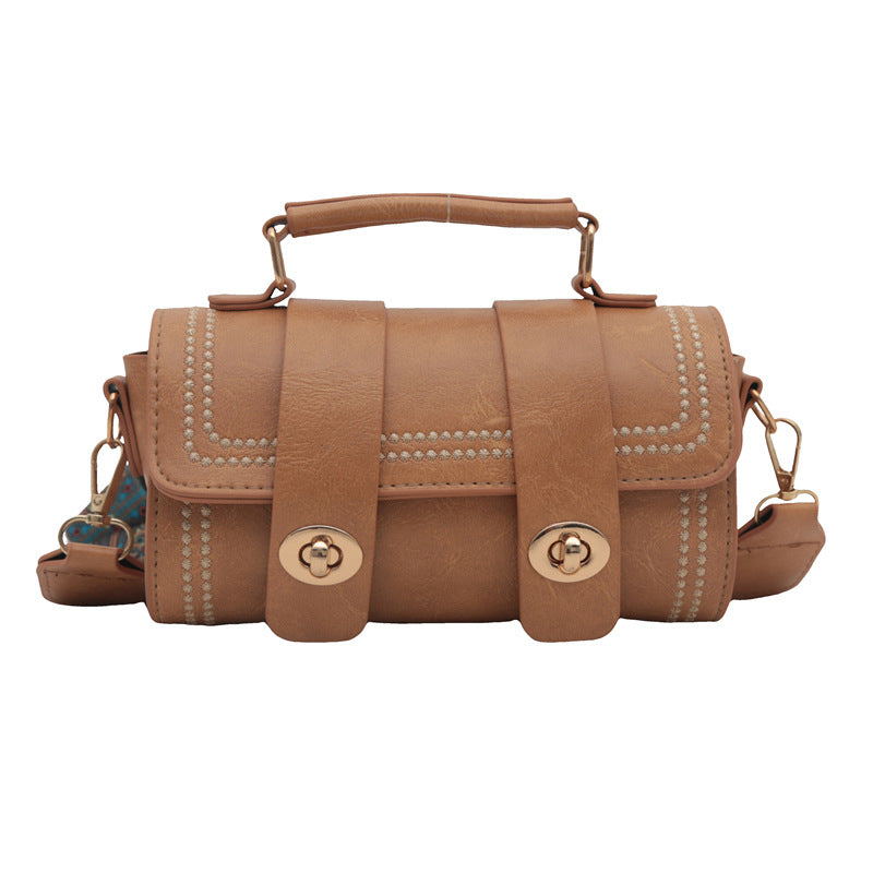 Women's Niche Retro Fashionable Trendy Portable Boston Shoulder Bags
