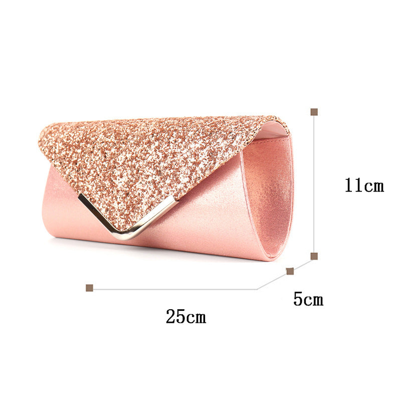 Graceful Trendy Clutch Fashionable Sequins Dinner Cosmetic Bags