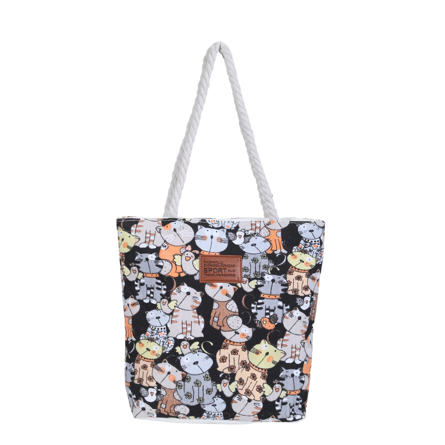 Women's Simple Canvas For Lunch Box Commuter Shoulder Bags