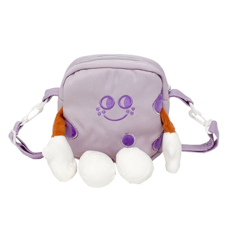 Cheese One Cute Cartoon Canvas Triangle Crossbody Bags