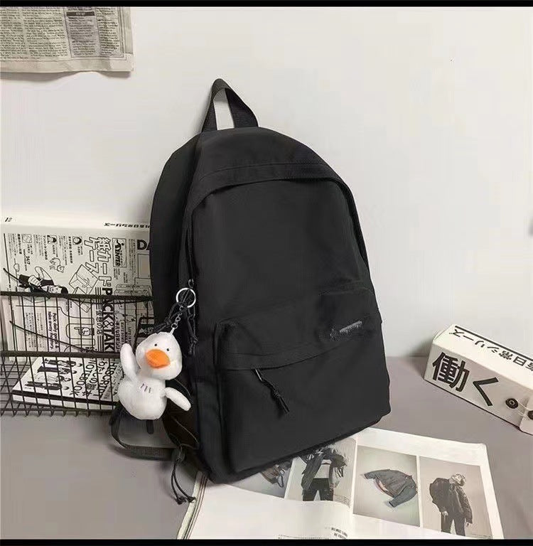 Men's Simplicity Large Capacity Female Junior High College Backpacks