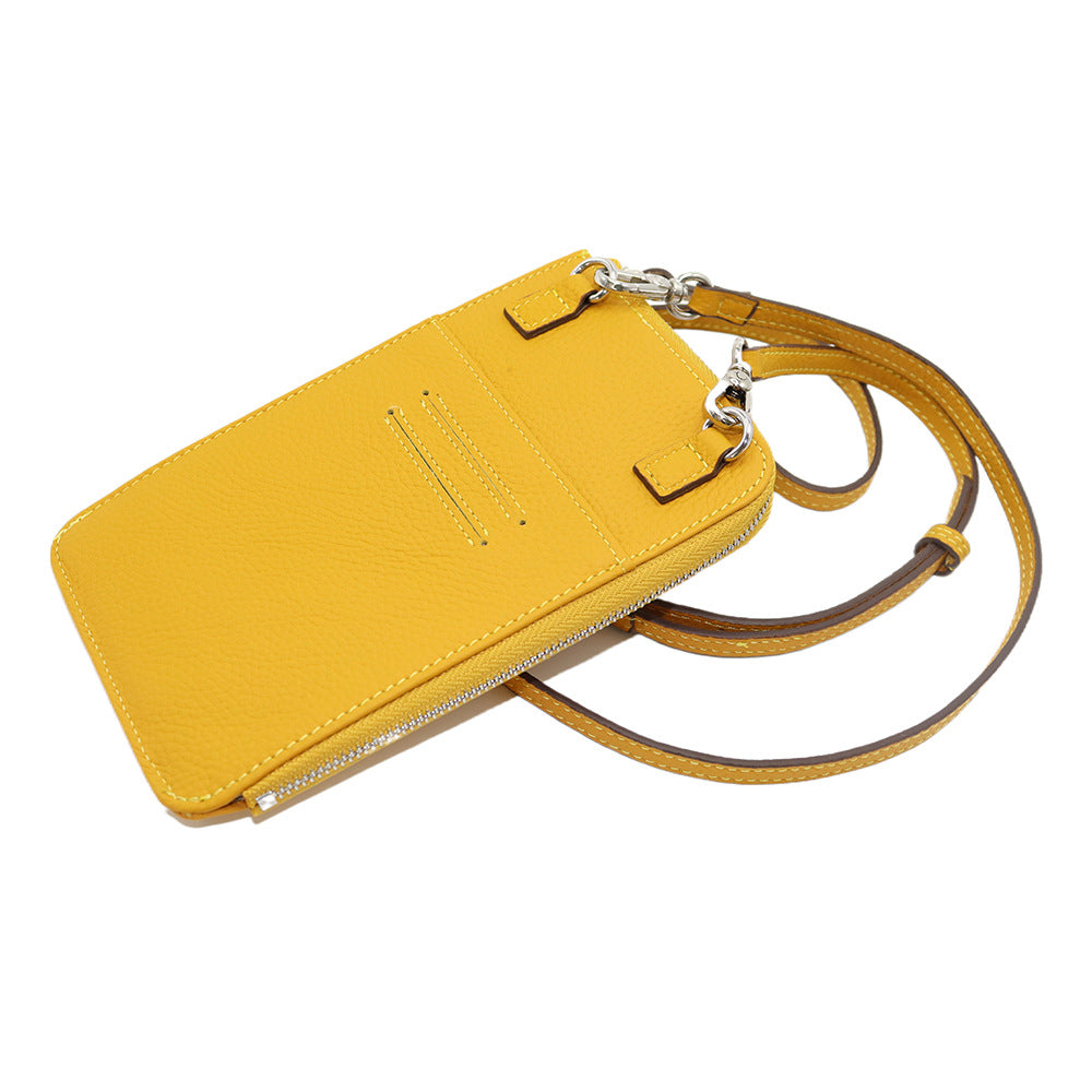 Layer Cowhide Korean Style Trendy Autumn Phone Bags