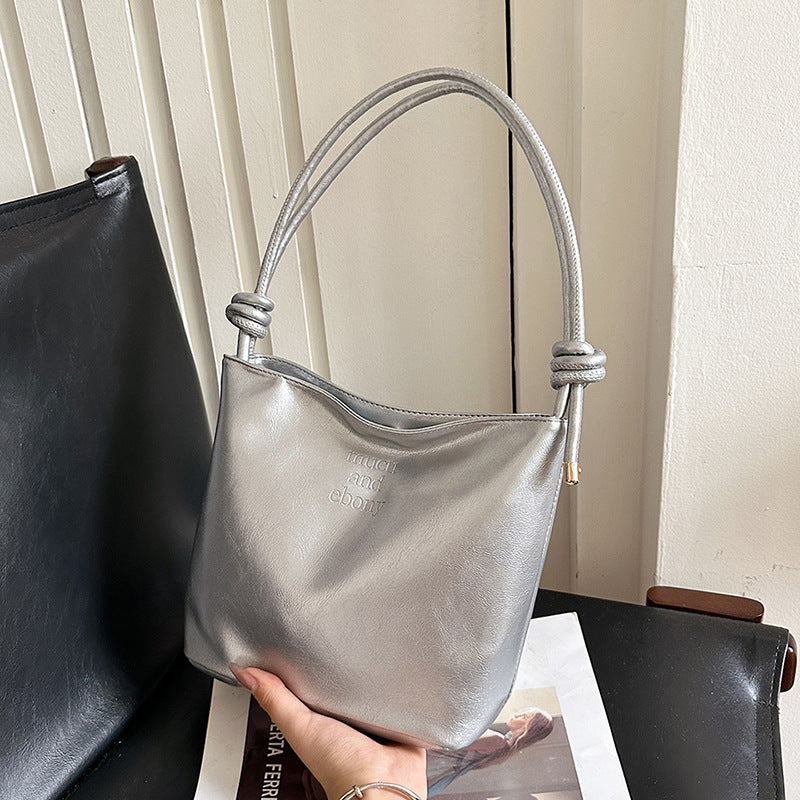 Niche Portable Grandma Female Summer Trendy Shoulder Bags