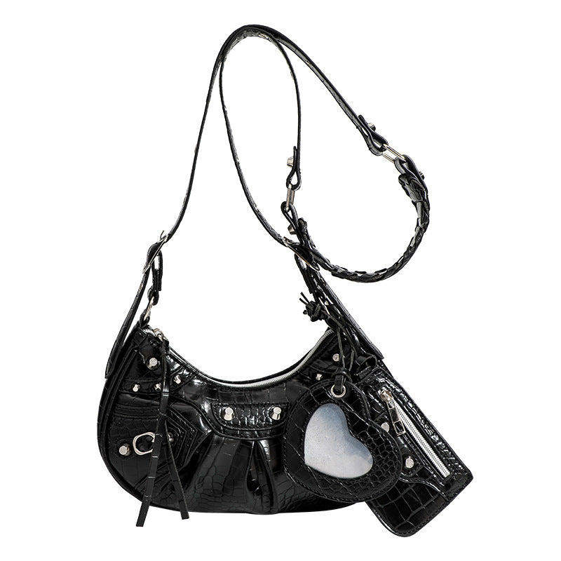 Design Rivet Hot Style Underarm Three-in-one Shoulder Bags