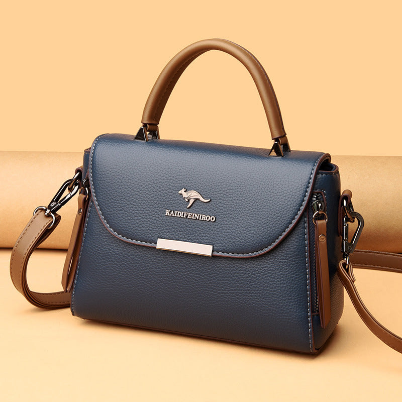 Women's Elegant Female Fashion Color Contrast Shoulder Bags