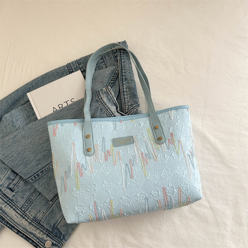 Women's Commute Large Capacity Nylon Cloth Western Shoulder Bags