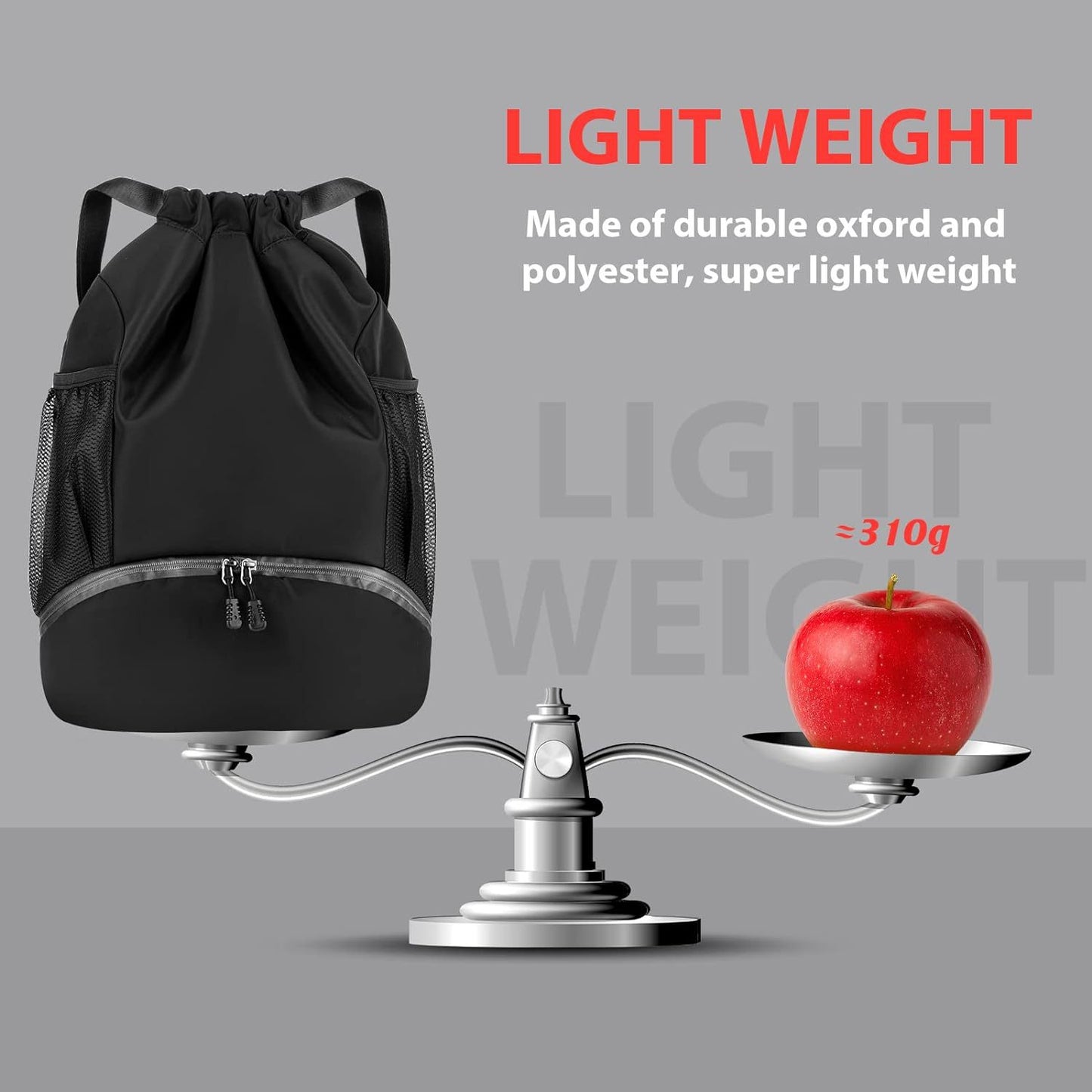 Pretty Drawstring Dry Wet Separation Leisure Backpacks