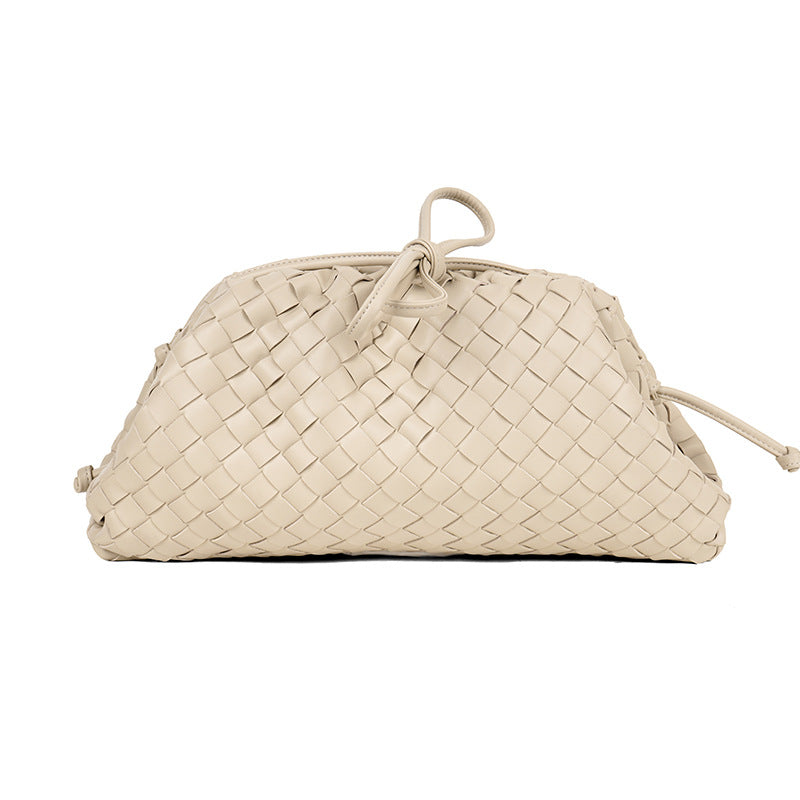 Large Cloud Woven Capacity Clip Hand Crossbody Bags