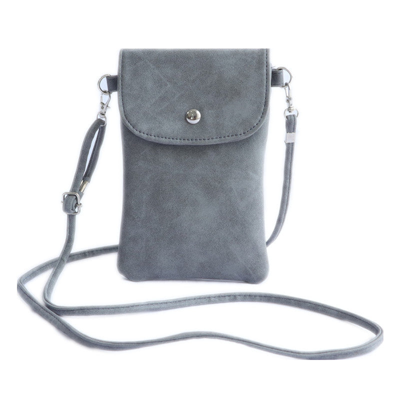 Solid Color Female Mobile Simple Mini Phone Bags