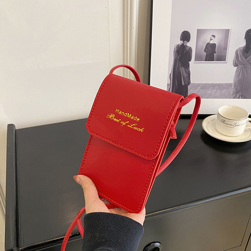 Mobile Hand Sewing Handmade Woven Material Phone Bags
