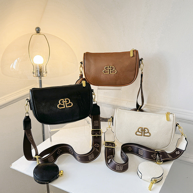Women's Korean Style Fashion Winter High-grade Vintage Shoulder Bags