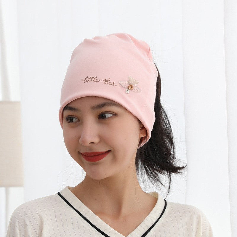 Confinement Cap Printed Hat Headscarf Cotton Bags