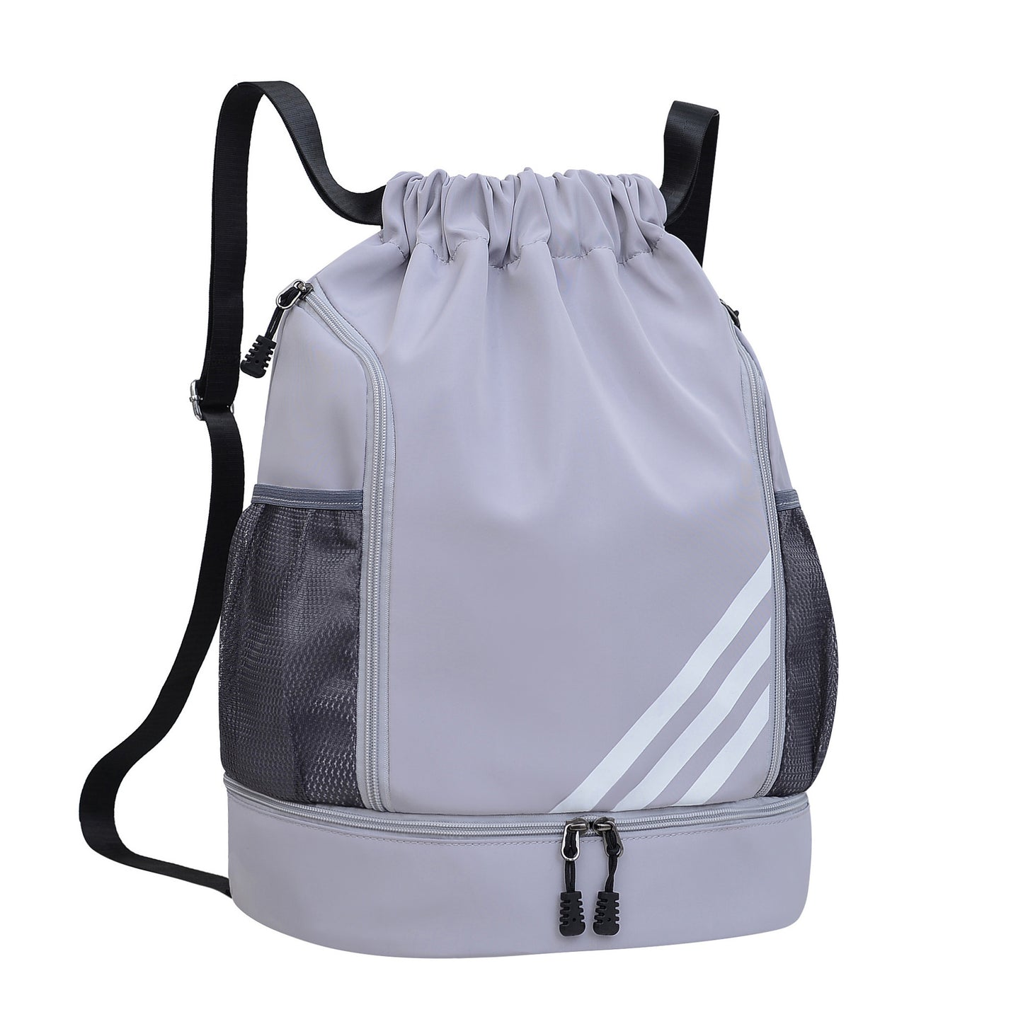 Men's Drawstring Pocket Leisure Large Capacity Folding Backpacks