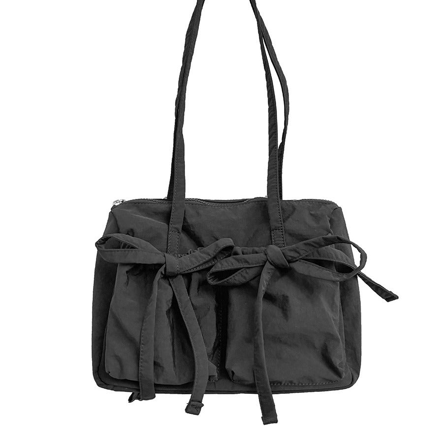 Women's Korean Style Nylon Large Capacity College Class Leisure Shoulder Bags