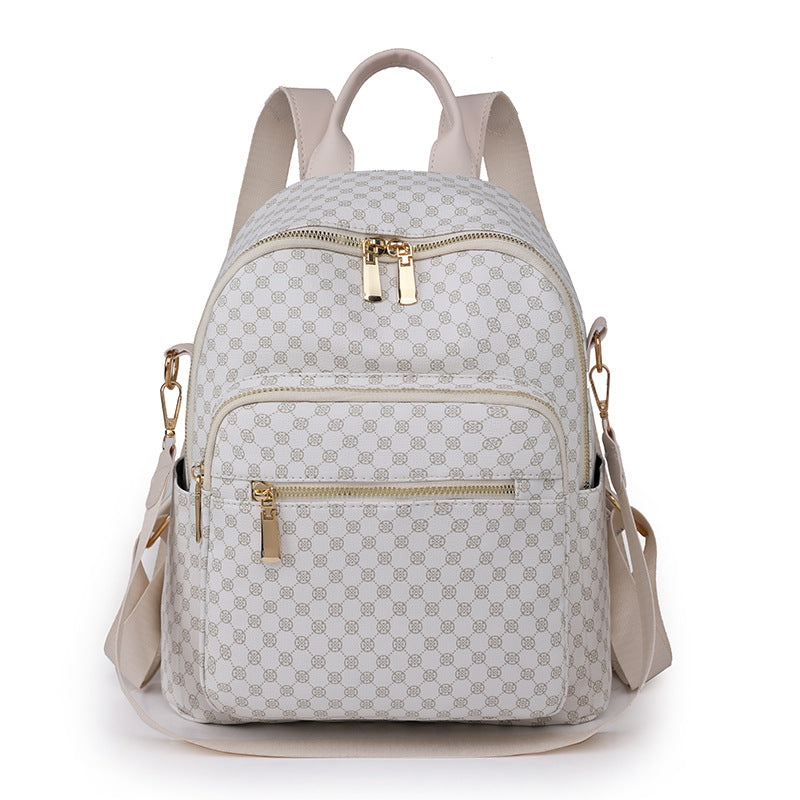 Women's Simple Fashion Large Capacity Printed Backpacks