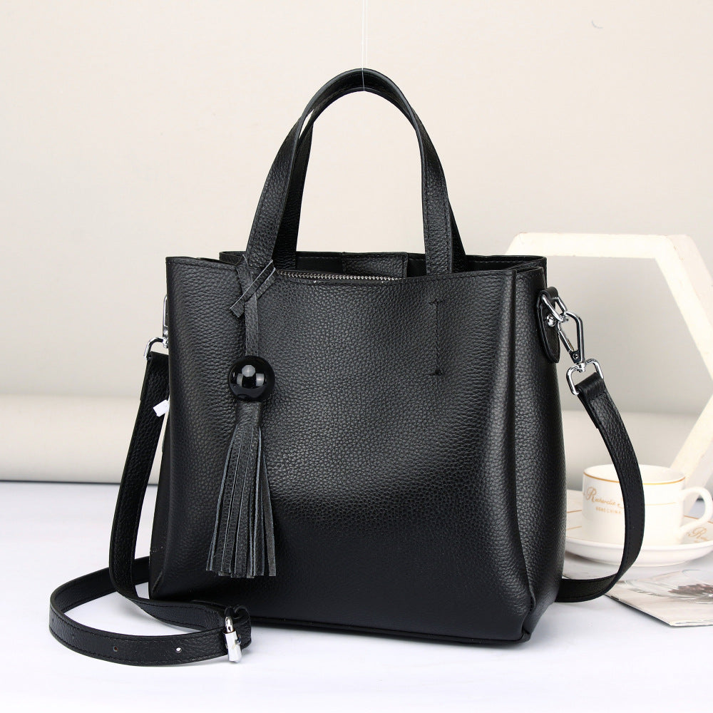 Women's Summer Simple Light Luxury Commuter Large Shoulder Bags