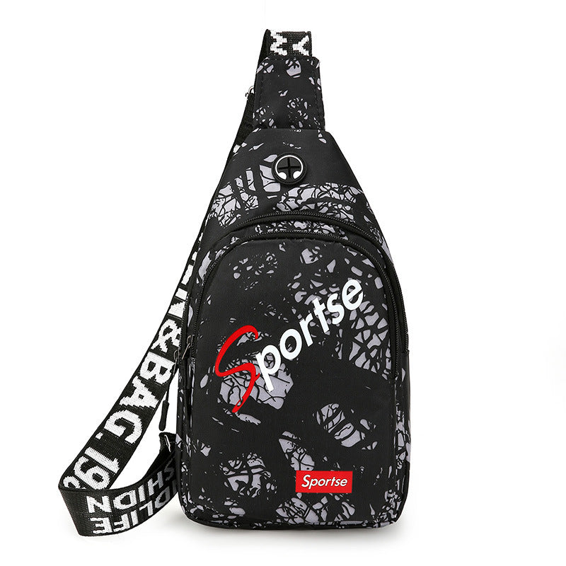 Men's Leisure Oxford Cloth Riding Cross Body Men's Chest Bags