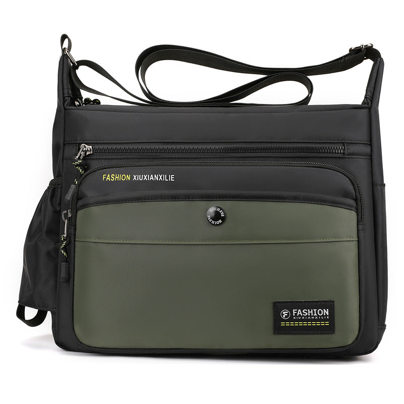 Men's Simple Oxford Cloth Cashier Stall Men's Shoulder Bags