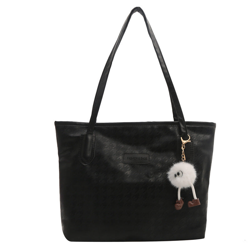 Women's Large Capacity Texture College Class Commuter Shoulder Bags