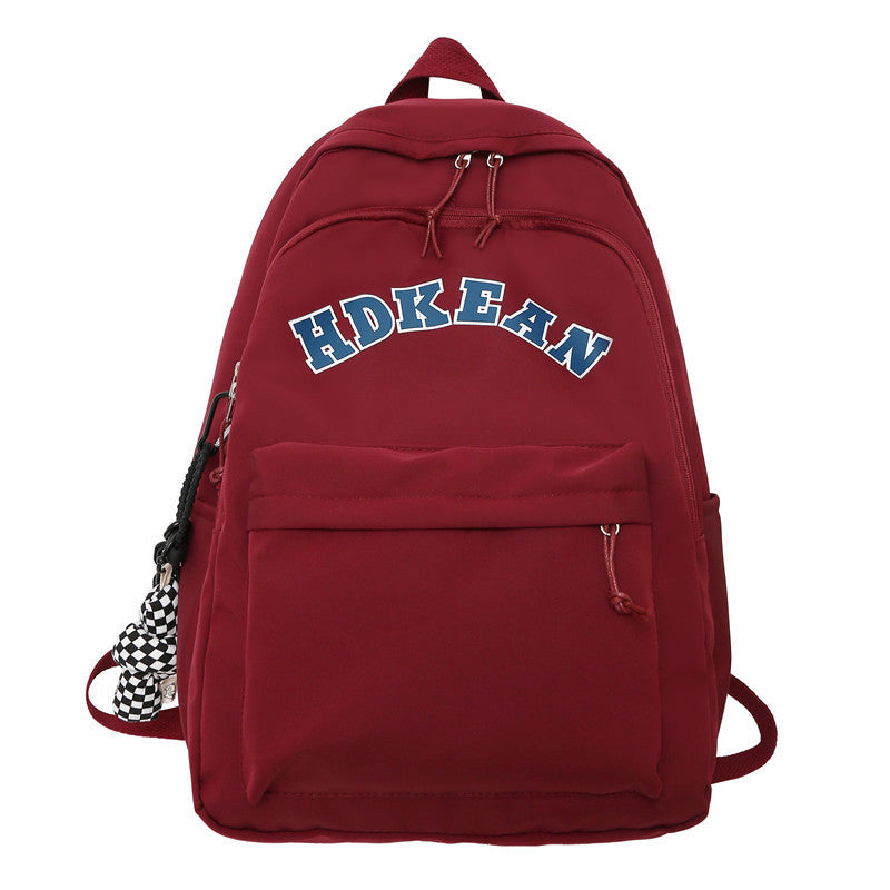 Female Korean Style Simple College High Backpacks