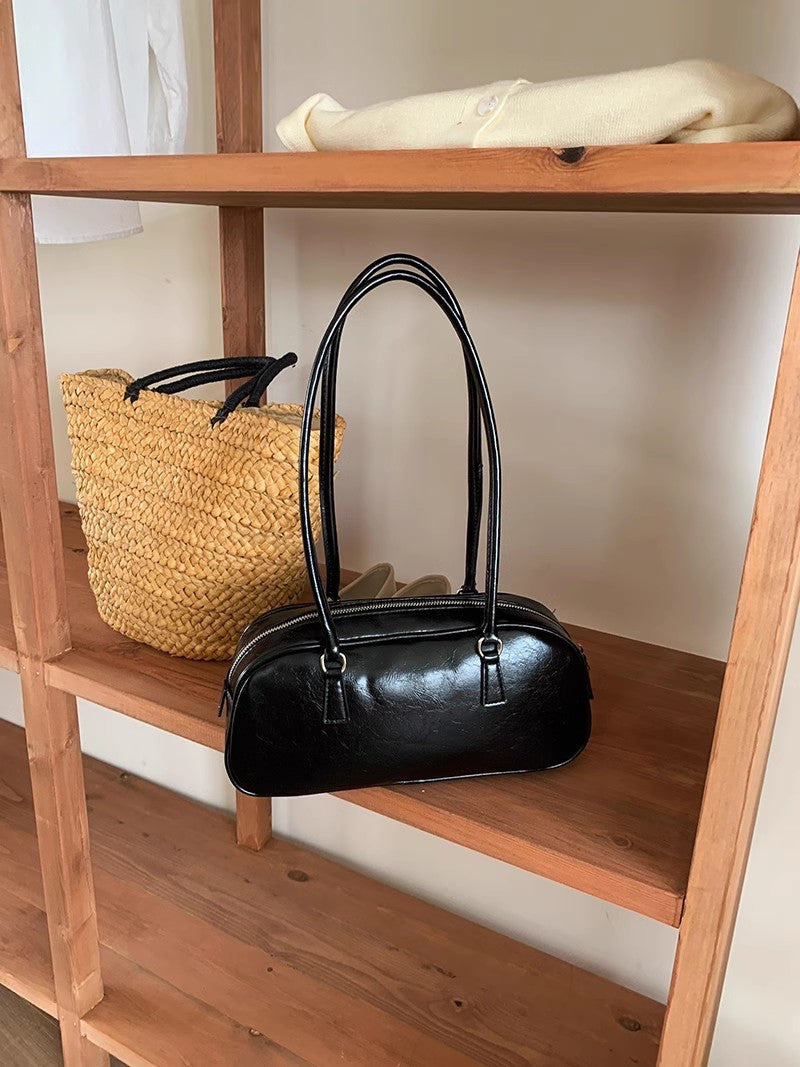 Women's Korean Style Spring Design Ballet Portable Fashionable Sier Bags