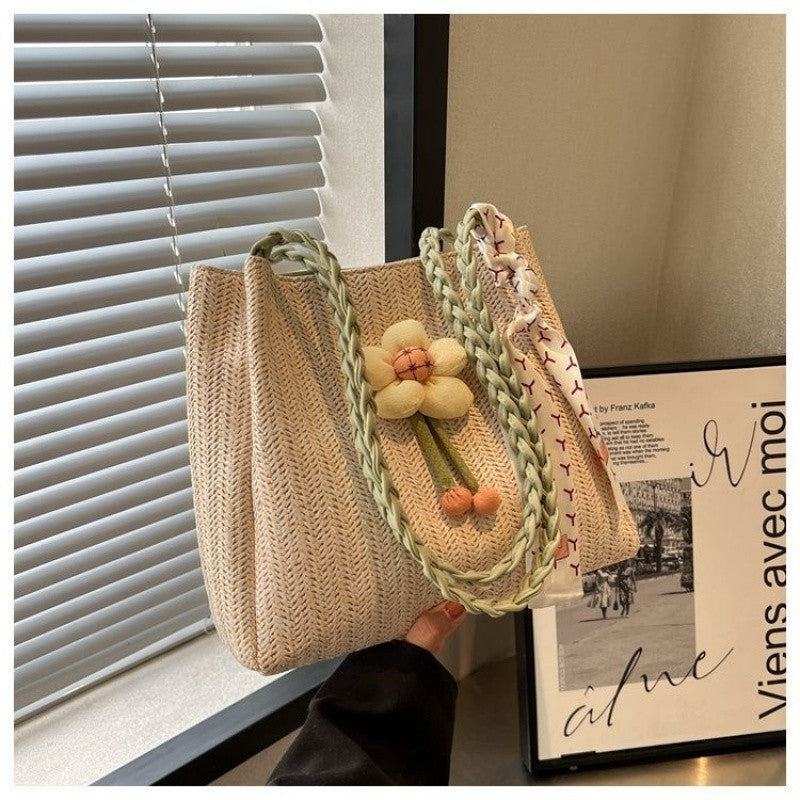 Women's Classy Unique Fashionable Woven Winter Shoulder Bags