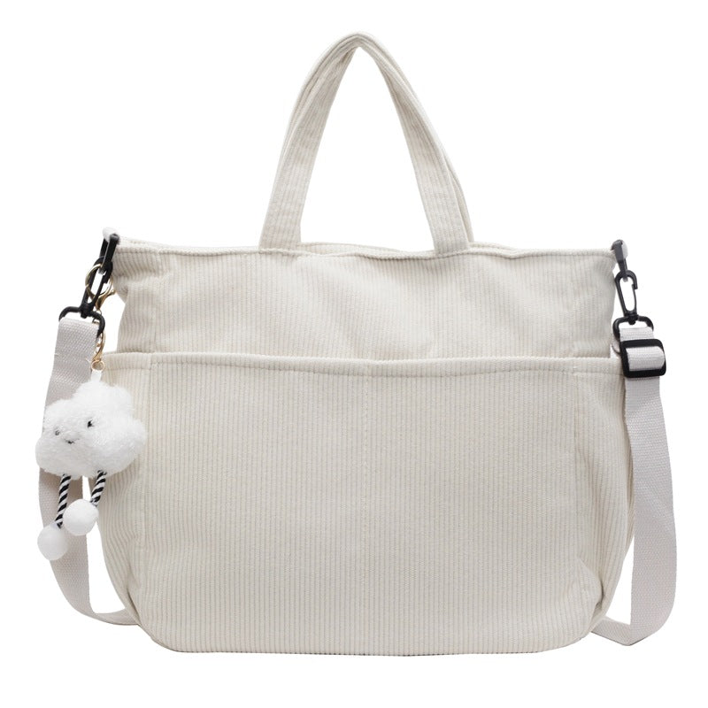 Women's Large Capacity Commuter Class Minority Cloth Bags