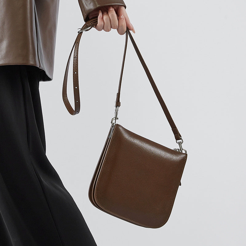 Women's Glamorous Genuine Leather Cell Underarm Crossbody Bags